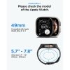 SPIGEN LIQUID AIR PRO & TEMPERED GLASS APPLE WATCH ULTRA 1 / 2 / 3 (49 MM) BLACK